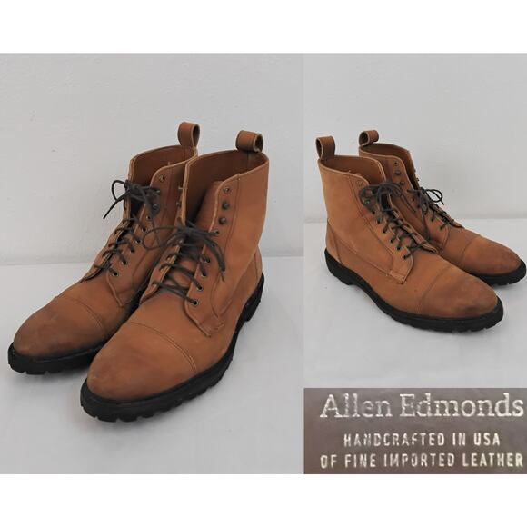 Allen Edmonds Other - Allen Edmonds Eagle River Boots Men's 10.5D Brown Lace Up *W4749